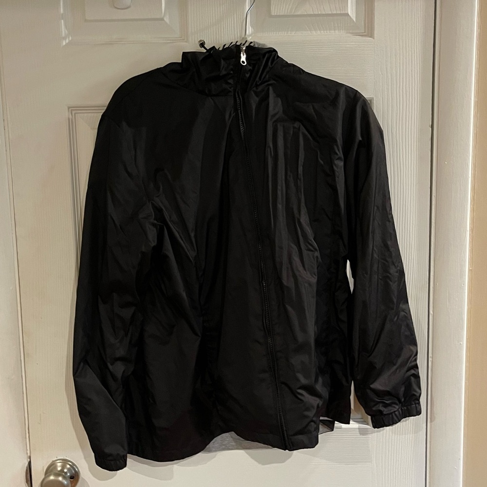 Black Rain Coat / Wind Breaker